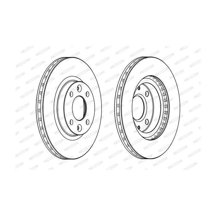 Тормозной диск FERODO DDF2327C Фото