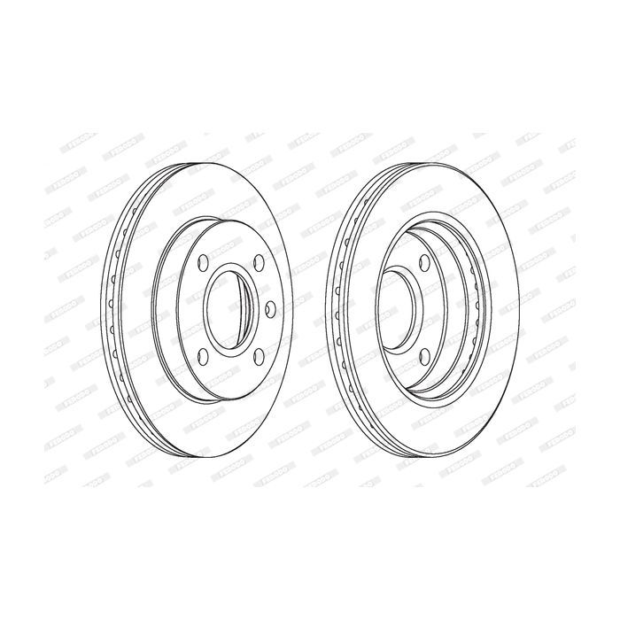 Тормозной диск FERODO DDF766 Фото