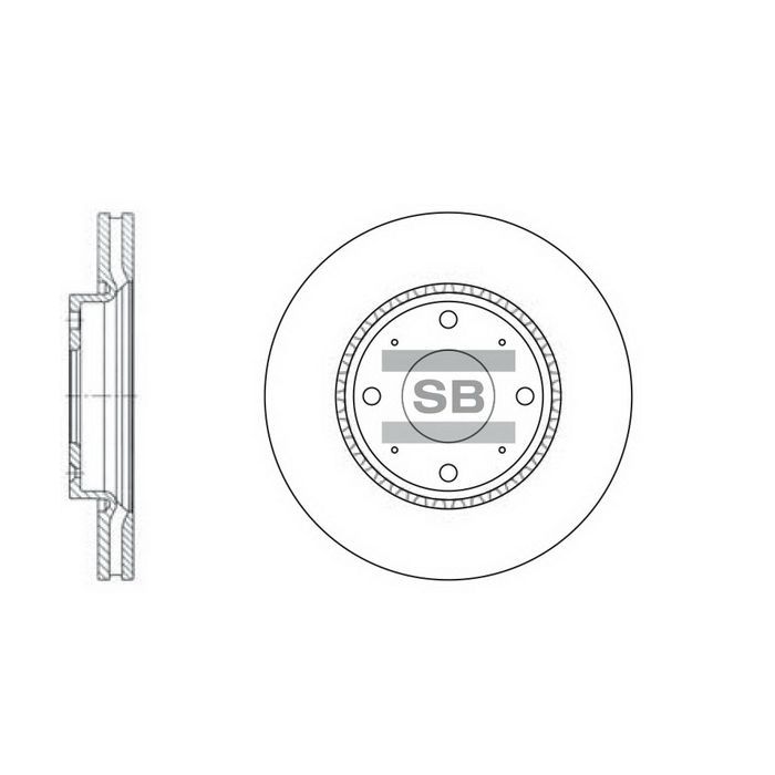 Тормозной диск HI-Q SD2029 Фото