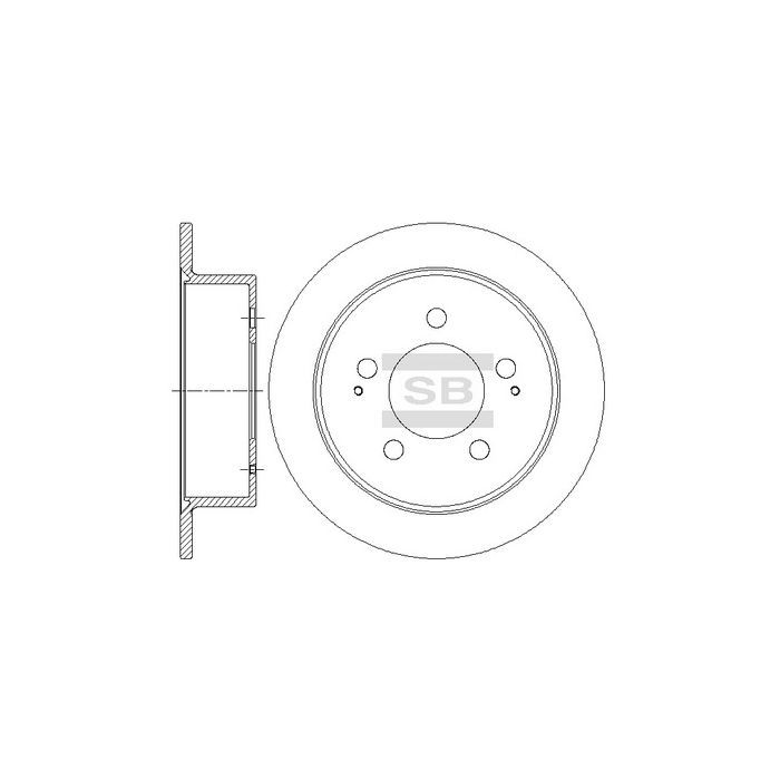 Тормозной диск HI-Q SD5201 Фото
