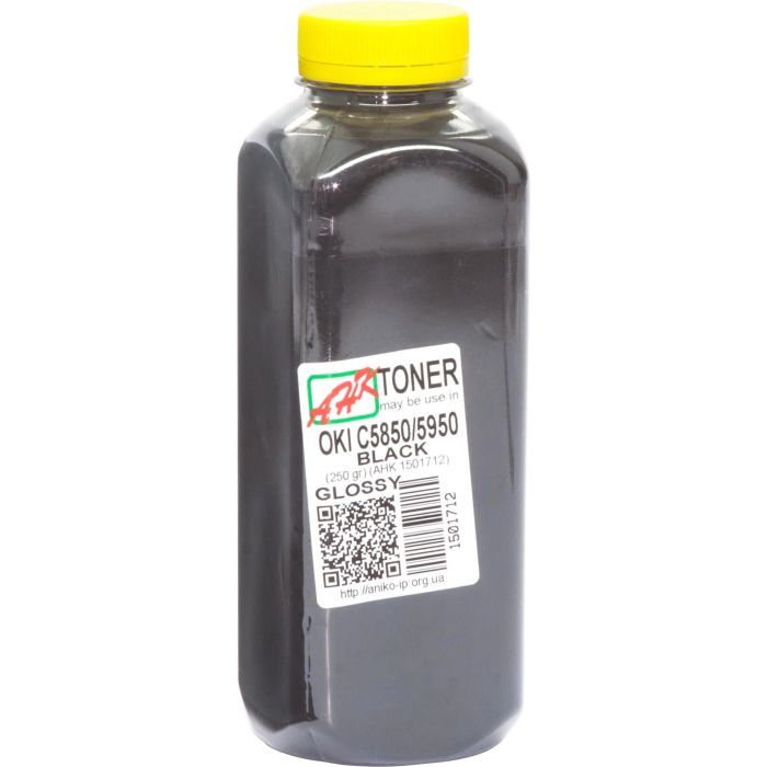Тонер AHK OKI C5850/5950, 250г Glossy.Black Фото