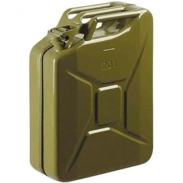 Канистра автомобильная СТАЛЬ металлическая 20 литров Фото