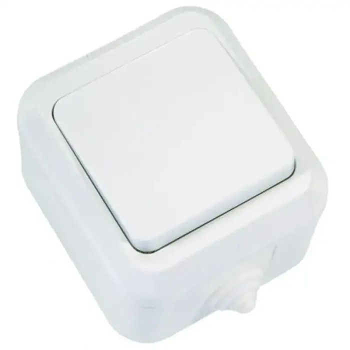 Переключатель MAKEL IP44белая Фото