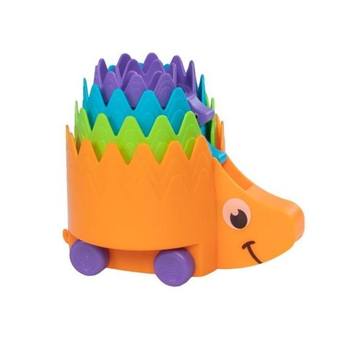 Развивающая игрушка Fat Brain Toys Пірамідка на колесах Їжачки Hiding Hedgehogs Фото