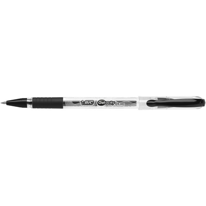 Ручка гелевая Bic Gel-Ocity Stic, чорна Фото