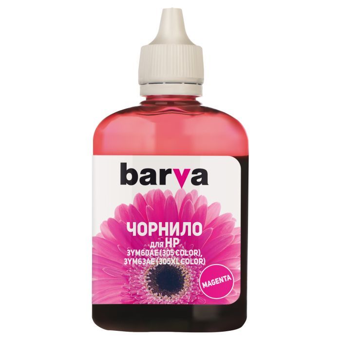 Чернила Barva HP 305 100 мл Magenta Фото