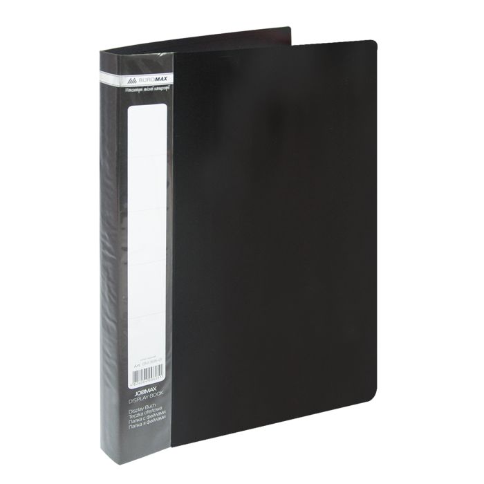 Папка с файлами Buromax Jobmax 60 sheets A4, black Фото