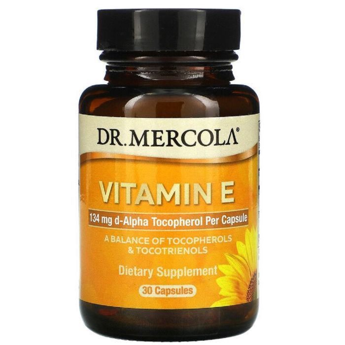 Витамин Dr. Mercola Витамин E, Vitamin E, 30 капсул Фото