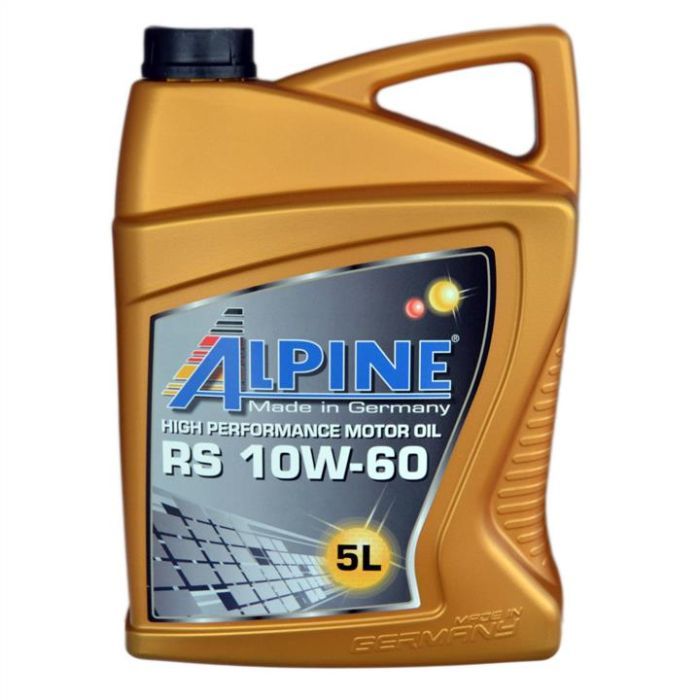 Моторное масло Alpine 10W-60 RS 5л Фото