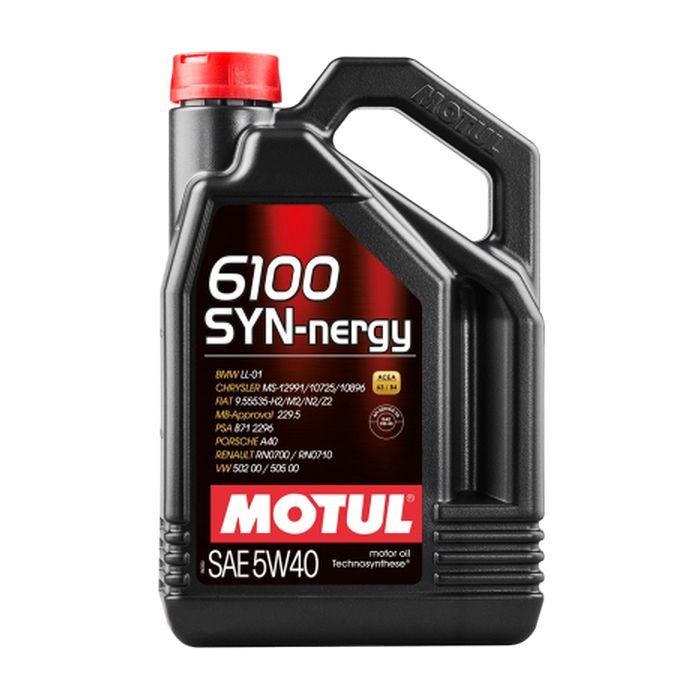 Моторное масло MOTUL 6100 Syn-nergy 5w40 5л Фото