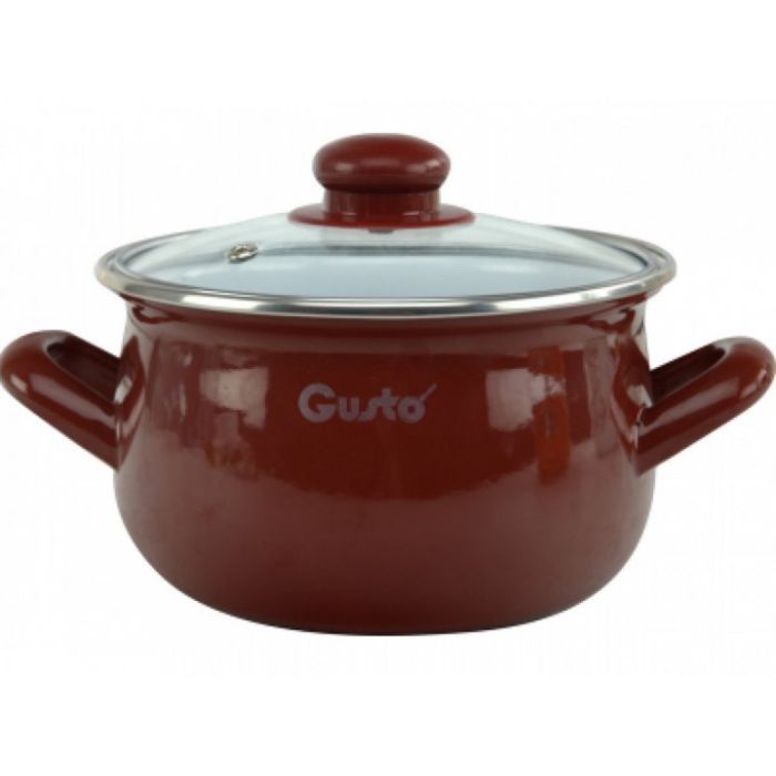 Кастрюля Gusto GT-T-122-R Red 22 см 5,1 л Фото