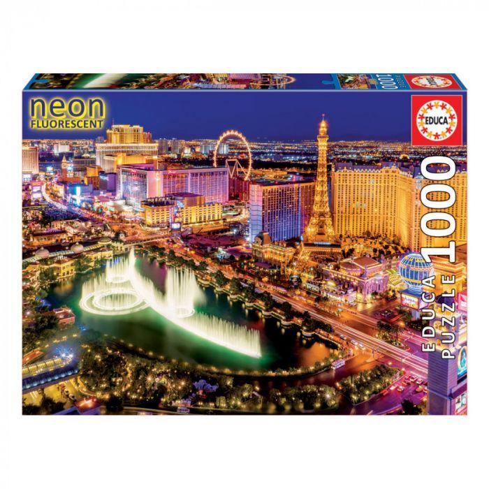 Пазл Educa неоновые Лас-Вегас 1000 элементов Фото