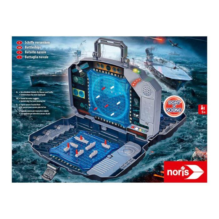 Настольная игра Noris Морський бій у кейсі зі звуком і світловими ефекта Фото