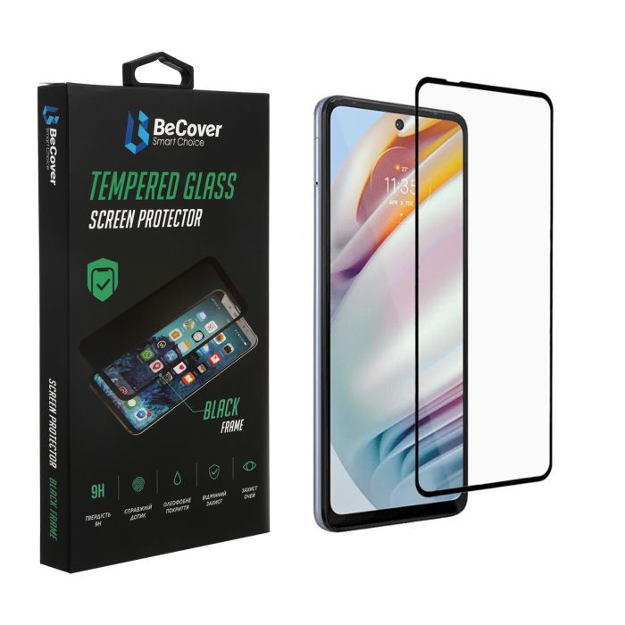 Стекло защитное BeCover Motorola Moto G60 / G60s Black Фото