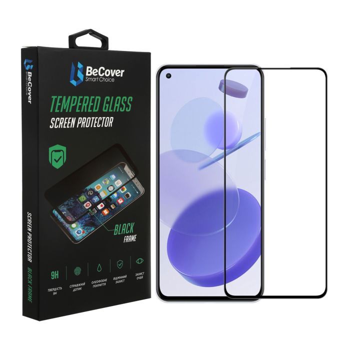 Стекло защитное BeCover Xiaomi Mi 11 Lite Black Фото