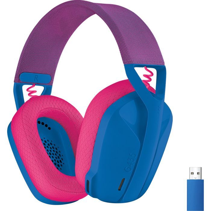 Наушники Logitech G435 Lightspeed Wireless Gaming Headset Blue Фото