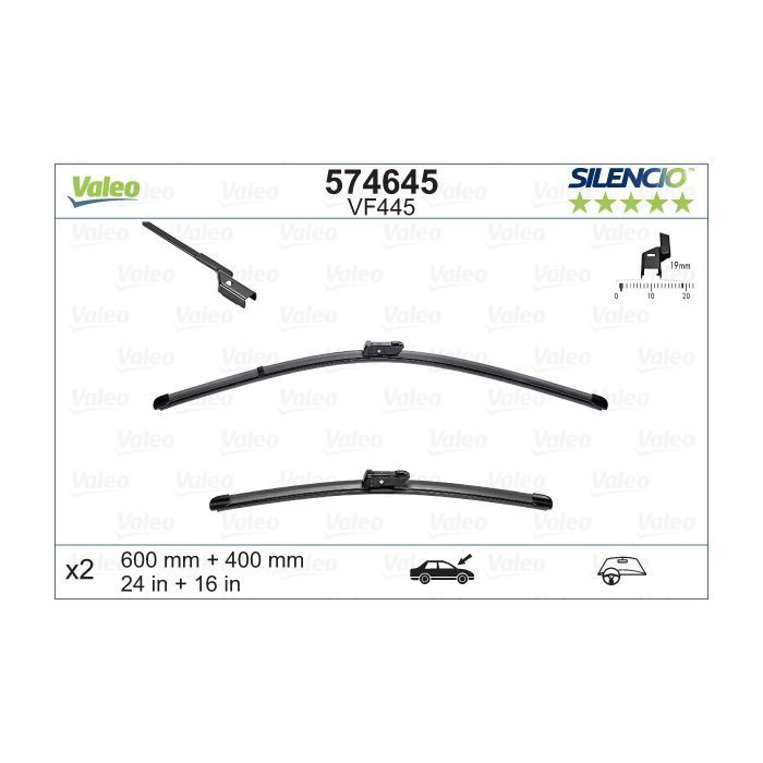 Щетка стеклоочистителя Valeo 574645 Фото