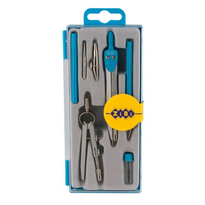 Готовальня ZiBi BASIS 7 предметов, голубой, KIDS Line Фото