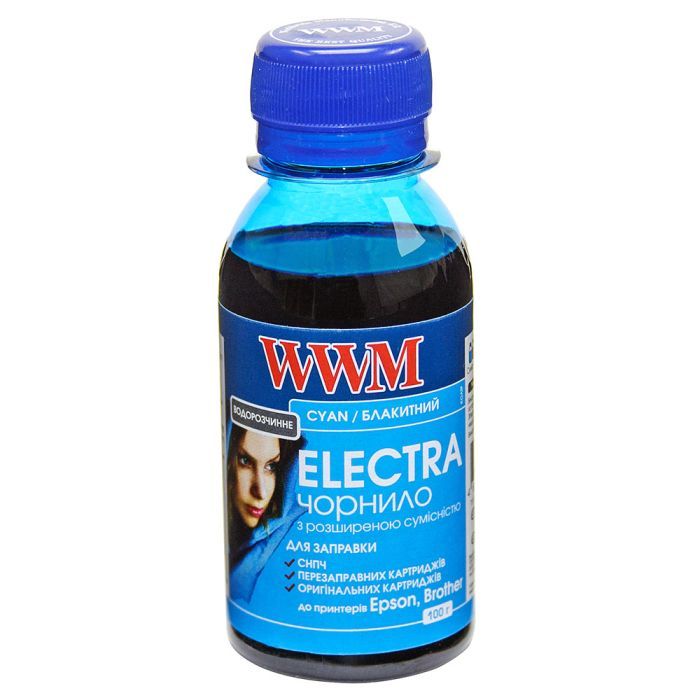 Чернила WWM EPSON UNIVERSAL ELECTRA 100ml Cyan Фото