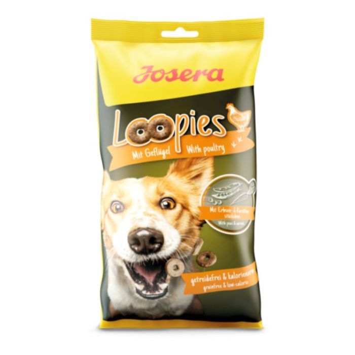 Лакомство для собак Josera LOOPIES MIT GEFLÜGEL 150 г Фото