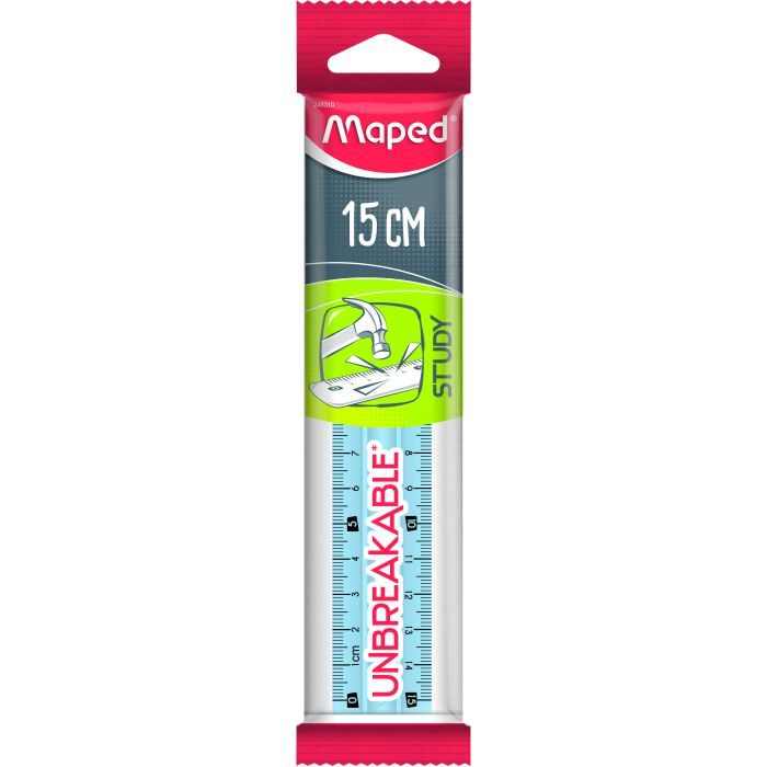 Линейка Maped STUDY UNBREAKABLE, 15см Фото