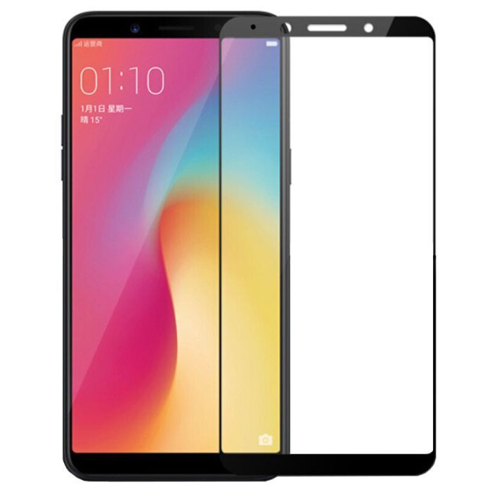 Стекло защитное PowerPlant Full screen Oppo A73, Black Фото