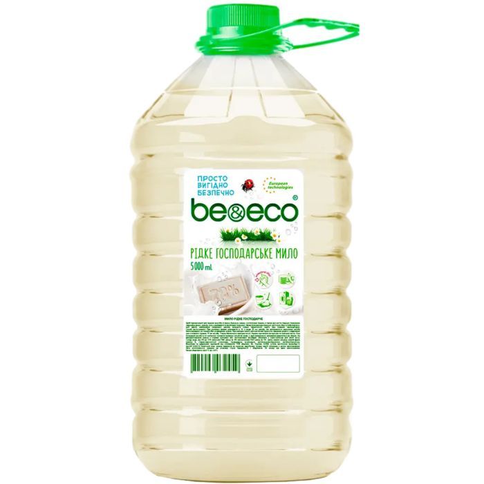 Гель для стирки Be&Eco мыло хозяйственное 5 л Фото