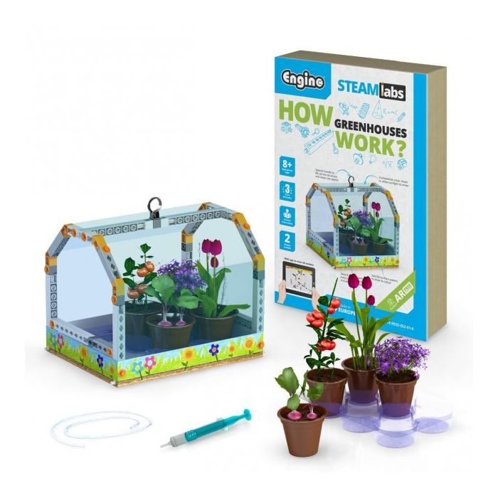 Конструктор Engino Stem Как работает теплица Фото