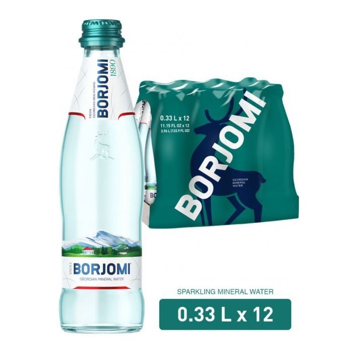 Минеральная вода Borjomi 0.33 газ скл Фото