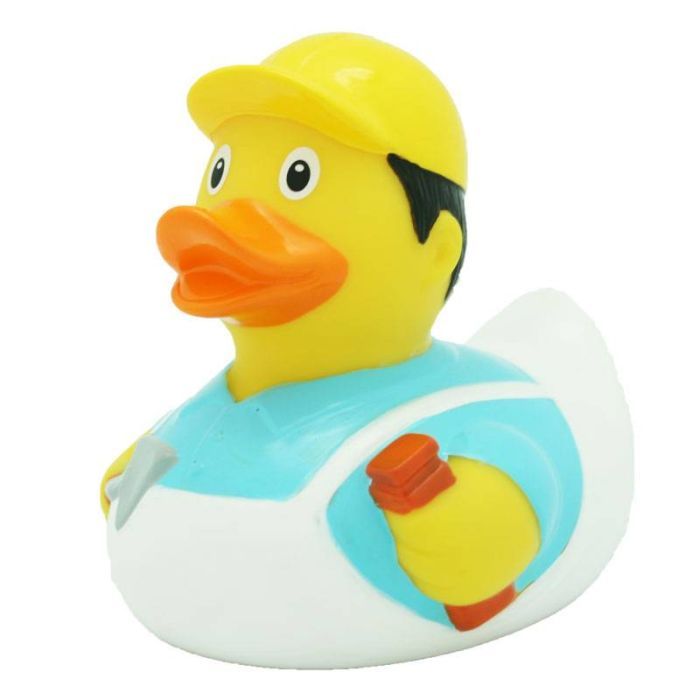 Игрушка для ванной Funny Ducks Качка Будівельник Фото