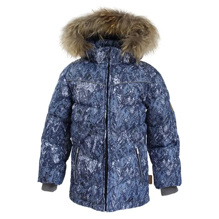 Куртка детская Huppa MOODY 1 17470155 тёмно-синий с принтом 116 Фото