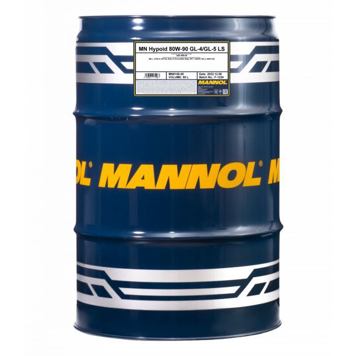 Трансмиссионное масло Mannol HYPOID GETRIEBEOEL 60л Metal 80W-90 Фото
