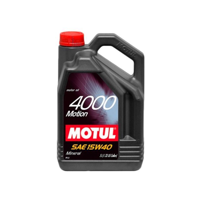 Моторное масло MOTUL 4000 Motion 15W40 5 л Фото