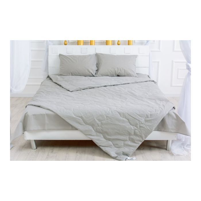 Одеяло MirSon антиалергенна Літня BamBoо №2376 Light Gray 200x22 Фото