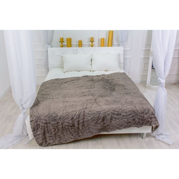 Плед MirSon 1011 Aurora Graphite 180x200 Фото