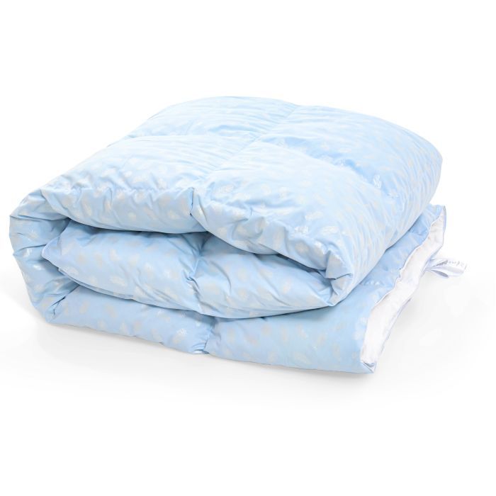 Одеяло MirSon пухова №1852 Bio-Blue 50% пух Зима 200x220 Фото