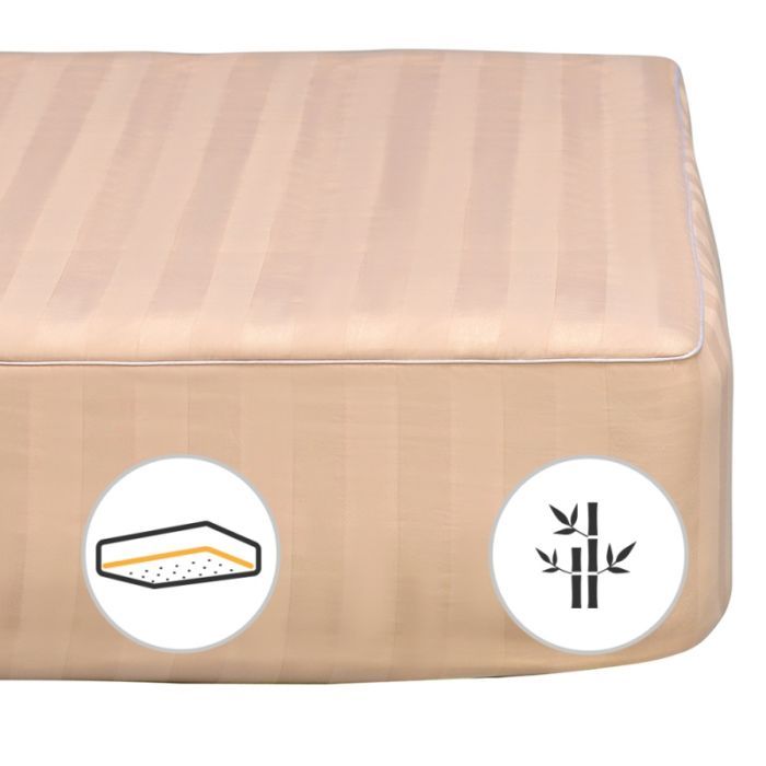 Наматрасник MirSon Carmela Bamboo 613 70х140 см Фото