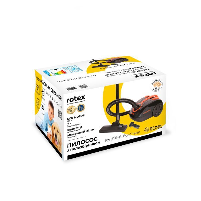 Пылесос Rotex RVB16-B EcoClean Фото 8