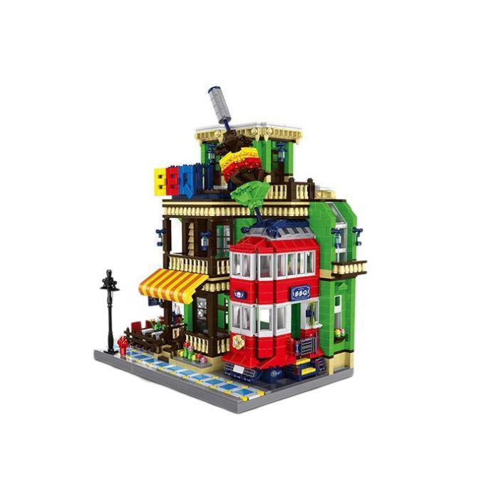 Конструктор Wange Ресторан Барбекю Фото