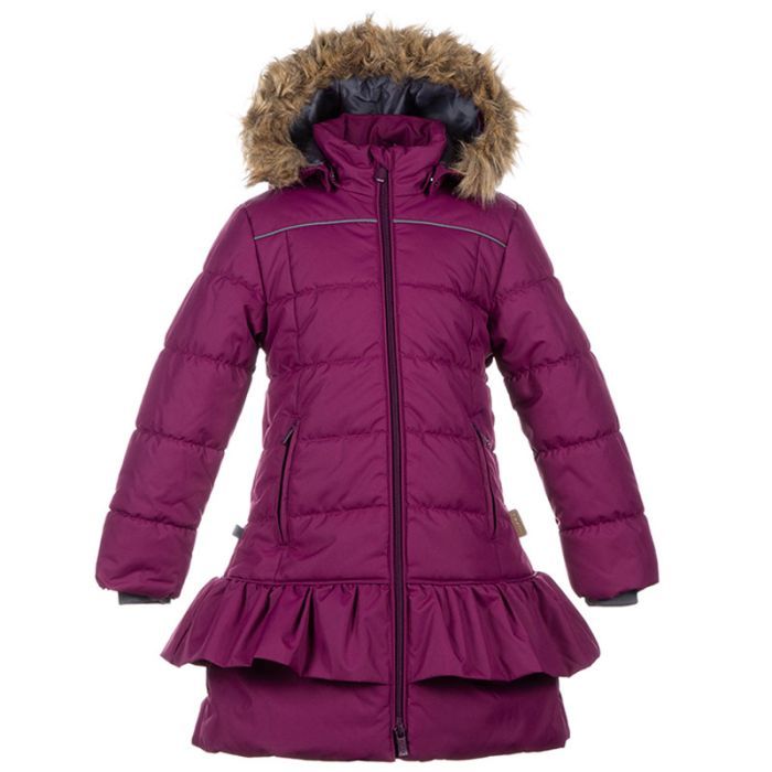 Пальто детское Huppa WHITNEY 12460030 бордовый 116 Фото