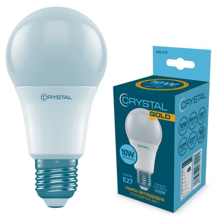 Лампочка CRYSTAL A60 10W PA E27 4000K Фото
