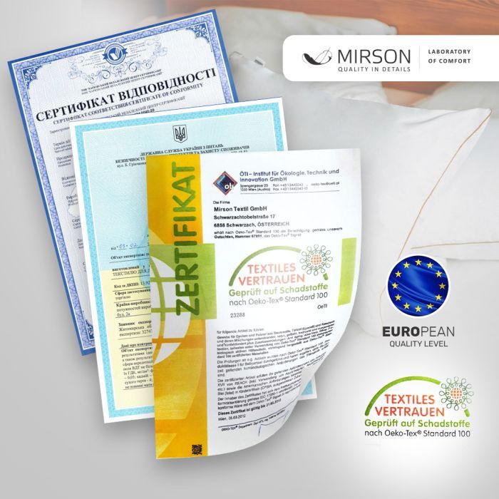 Одеяло MirSon антиалергенна з Thinsulat Зима №1420 Color Fun Lin Фото 8