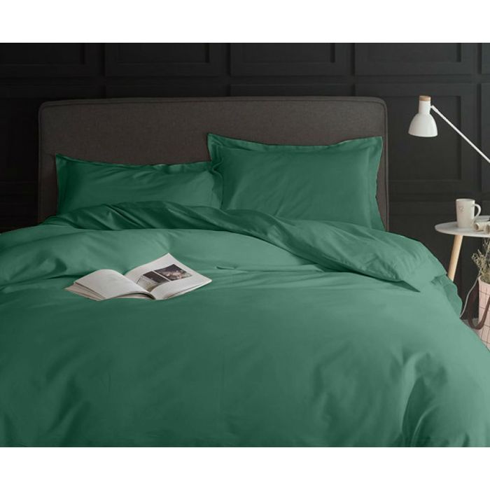 Постельное белье MirSon Сатин 0844 Green Olive 160х220 Фото