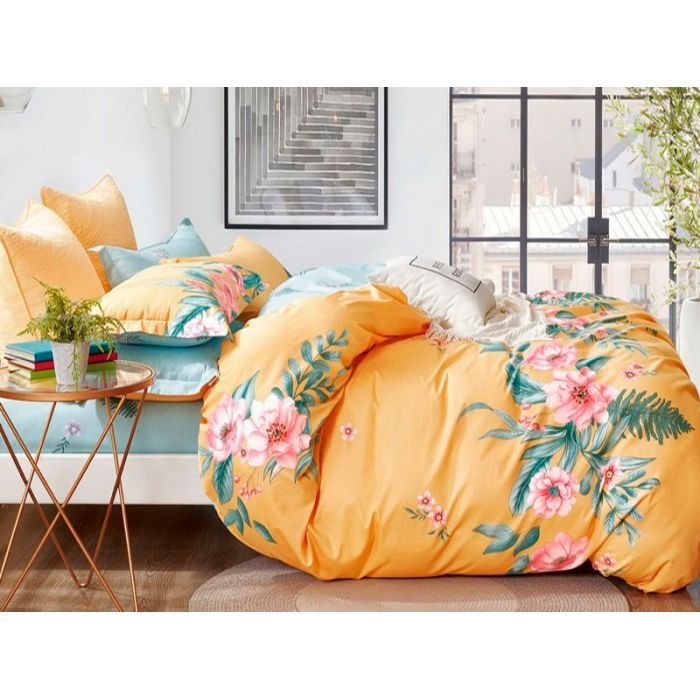 Постельное белье MirSon Сатин Premium 22-1267 Tropics 220х240 Фото