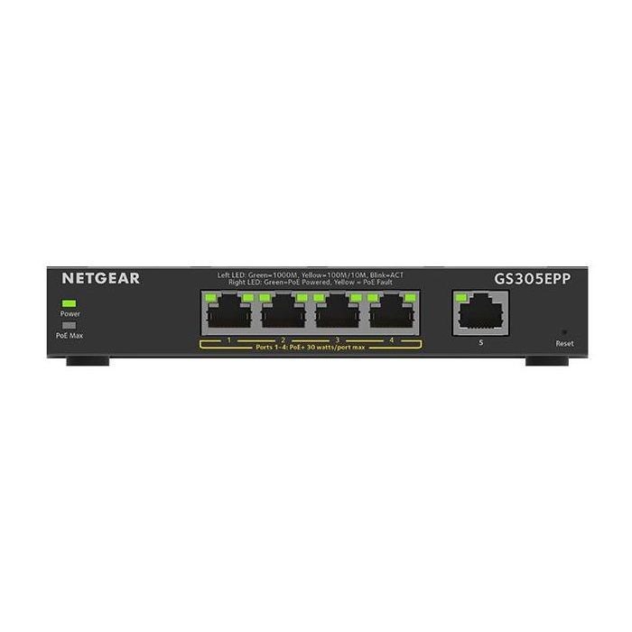 Коммутатор сетевой Netgear GS305EPP-100PES Фото
