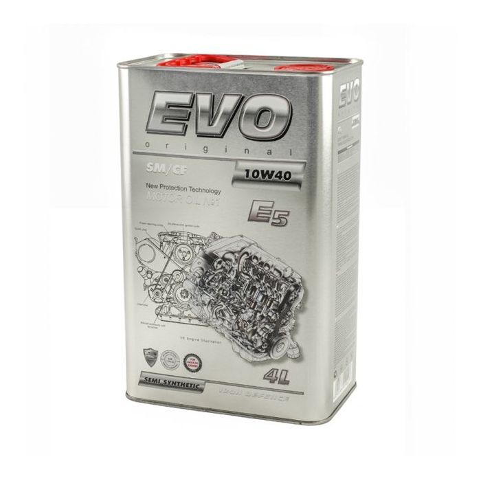 Моторное масло EVO E5 10W-40 SM/CF 4L Фото 3