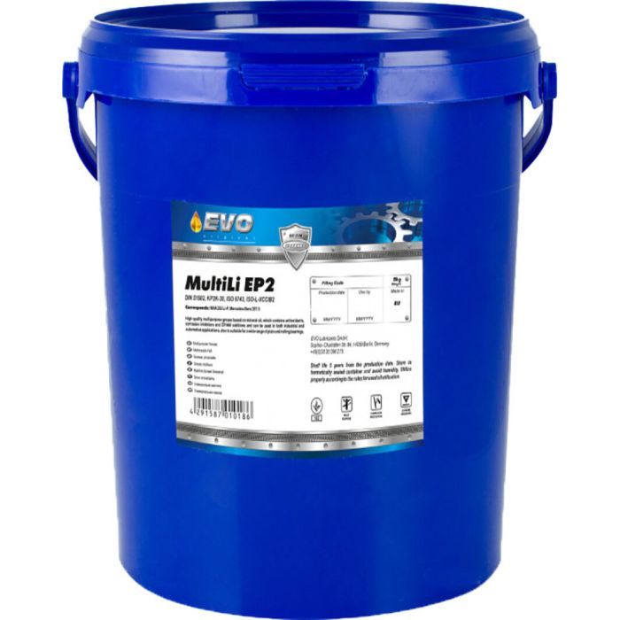 Смазка автомобильная EVO MultiLi EP2, 18KG Фото