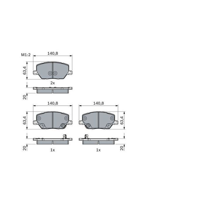 Тормозные колодки Bosch 0 986 494 941 Фото