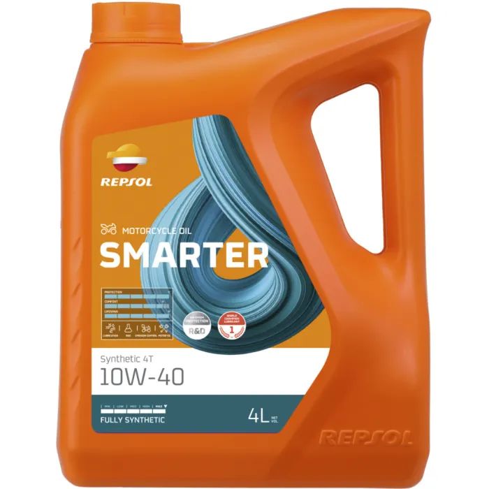 Моторное масло REPSOL SMARTER SYNTHETIC 4T 10W-40 4л Фото