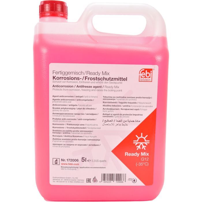 Антифриз Febi G12 5л red Фото
